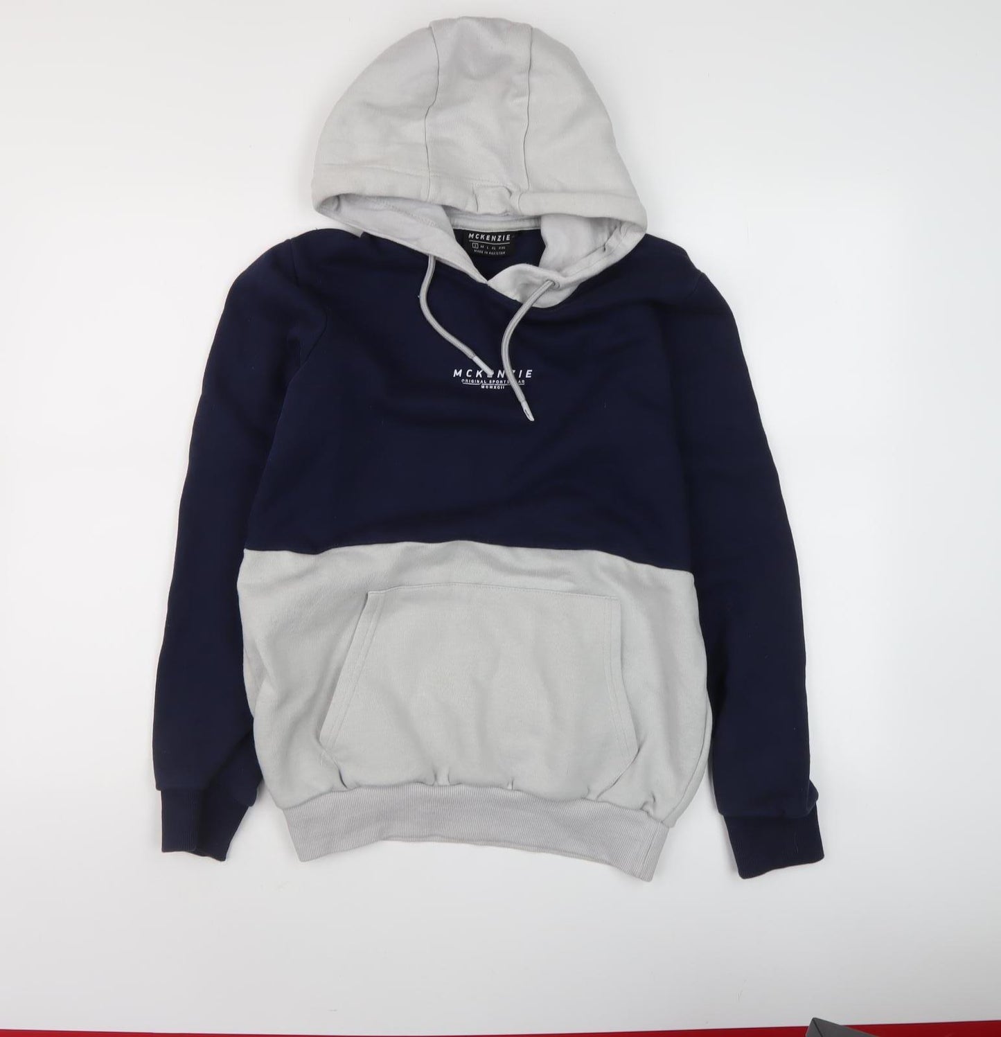 McKenzie Men's Blue Pullover Hoodie S