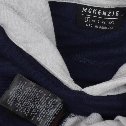 McKenzie Men's Blue Pullover Hoodie S