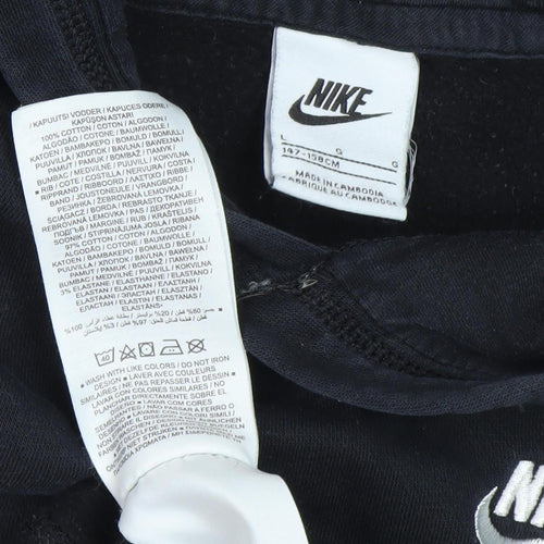 Nike Boys Black Pullover Hoodie Size L