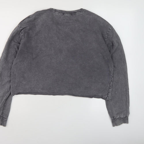 Barbie Womens Grey Sweatshirt Size Small