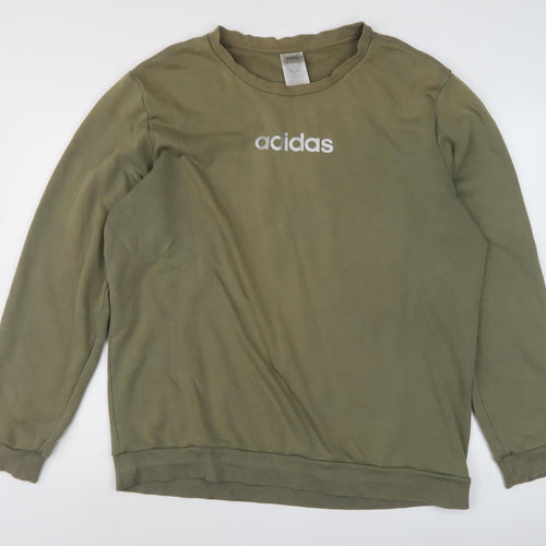 Adidas Men's Green XL Pullover Sweatshirt
