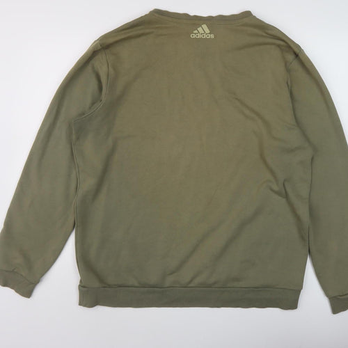 Adidas Men's Green XL Pullover Sweatshirt