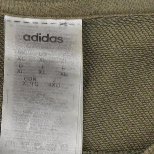 Adidas Men's Green XL Pullover Sweatshirt