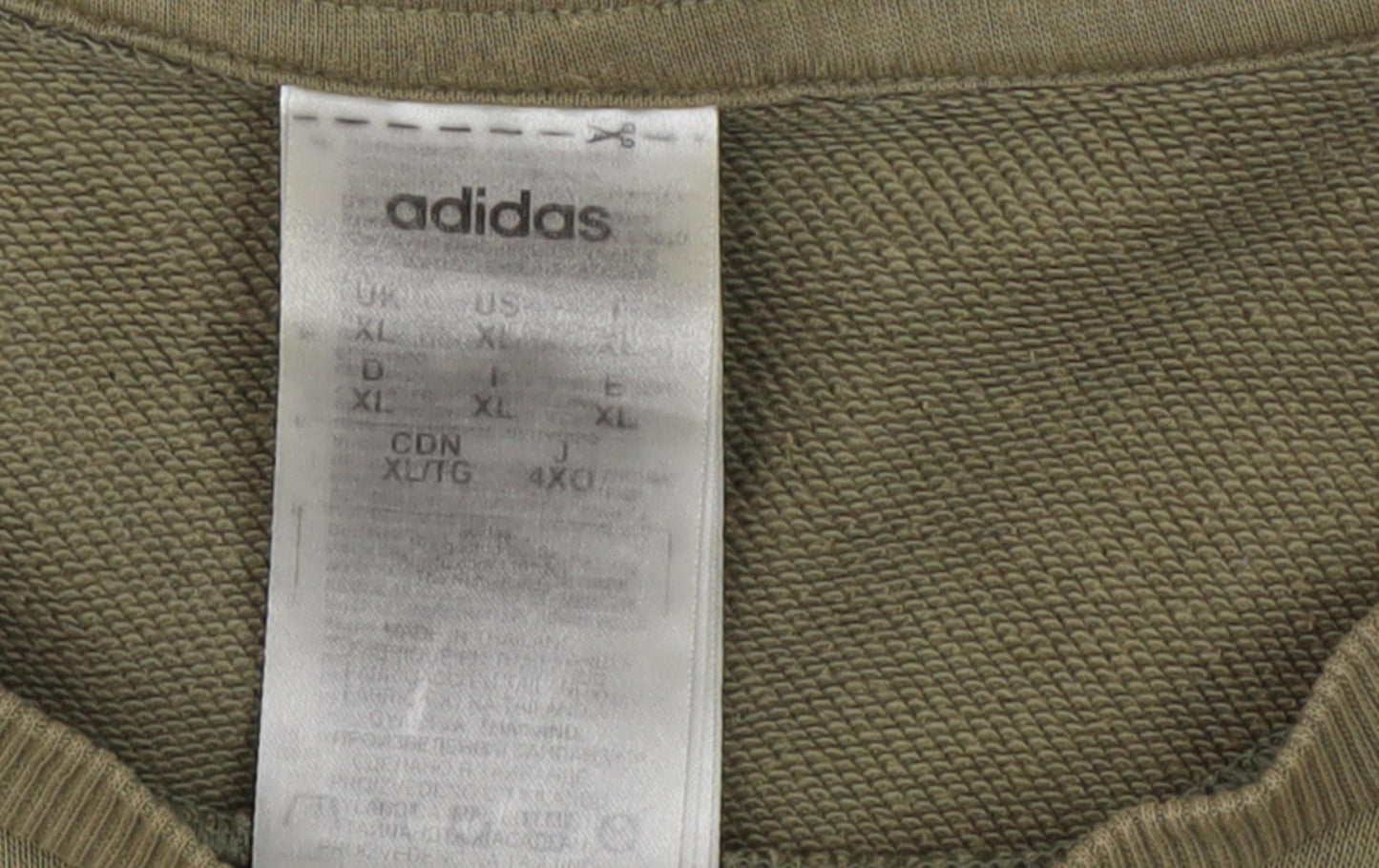 Adidas Men's Green XL Pullover Sweatshirt