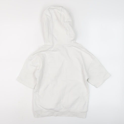 Next Boys NASA Hoodie White 7-8 Years Pullover Space Themed