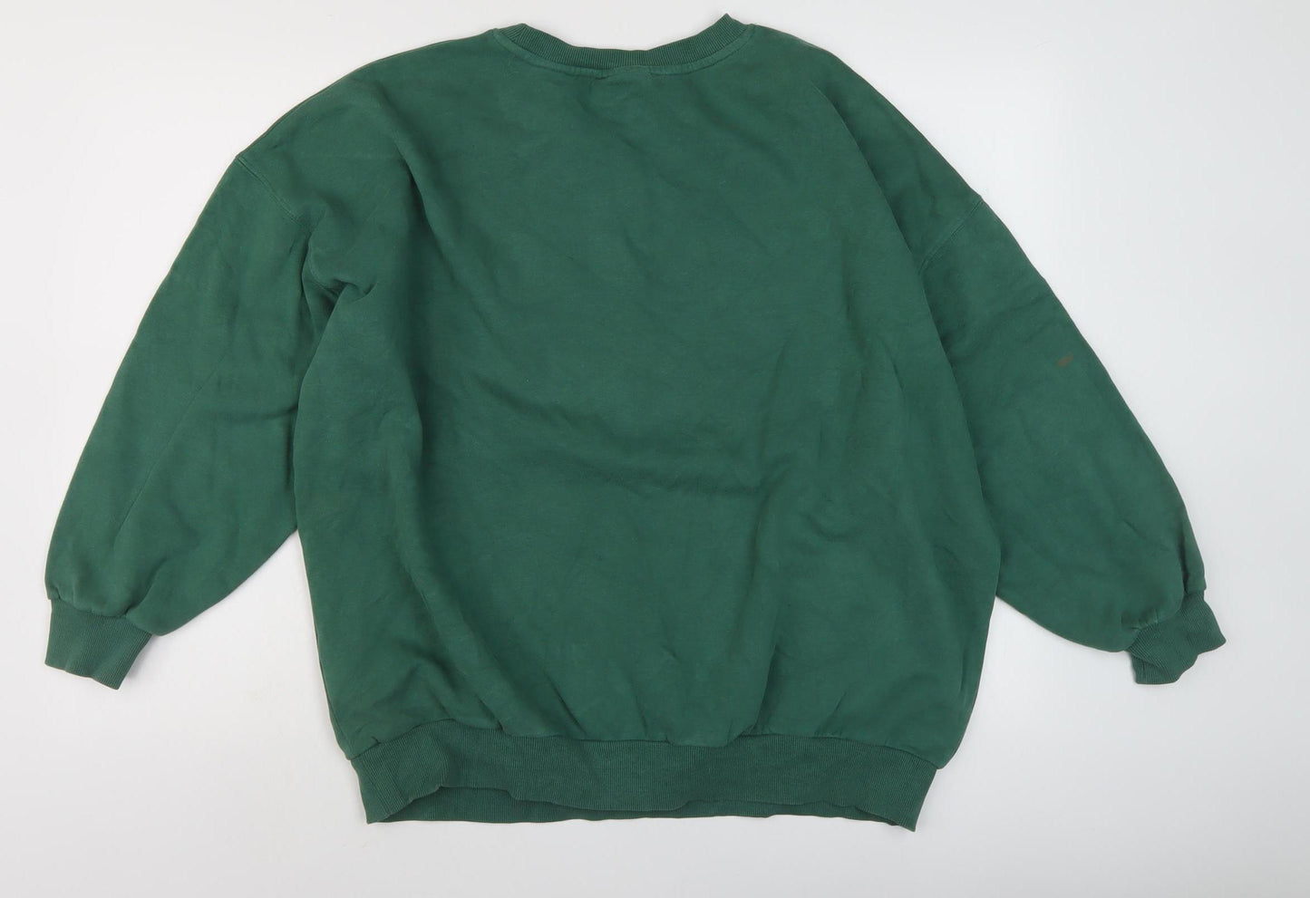 Oh Me Oh My Green Graphic Pullover Sweatshirt Size 10