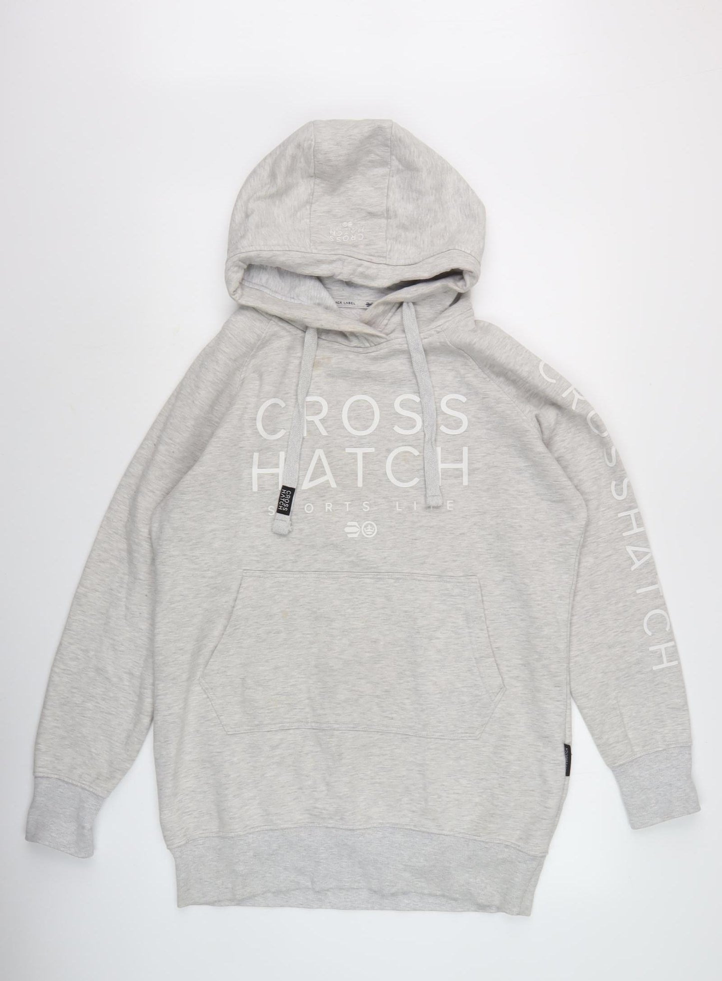 Crosshatch Men's Grey Pullover Hoodie, Large