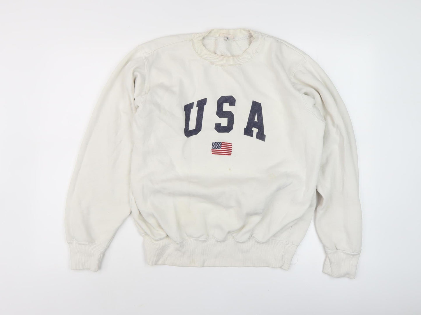 John Galt Women’s USA White Pullover Sweats One Size