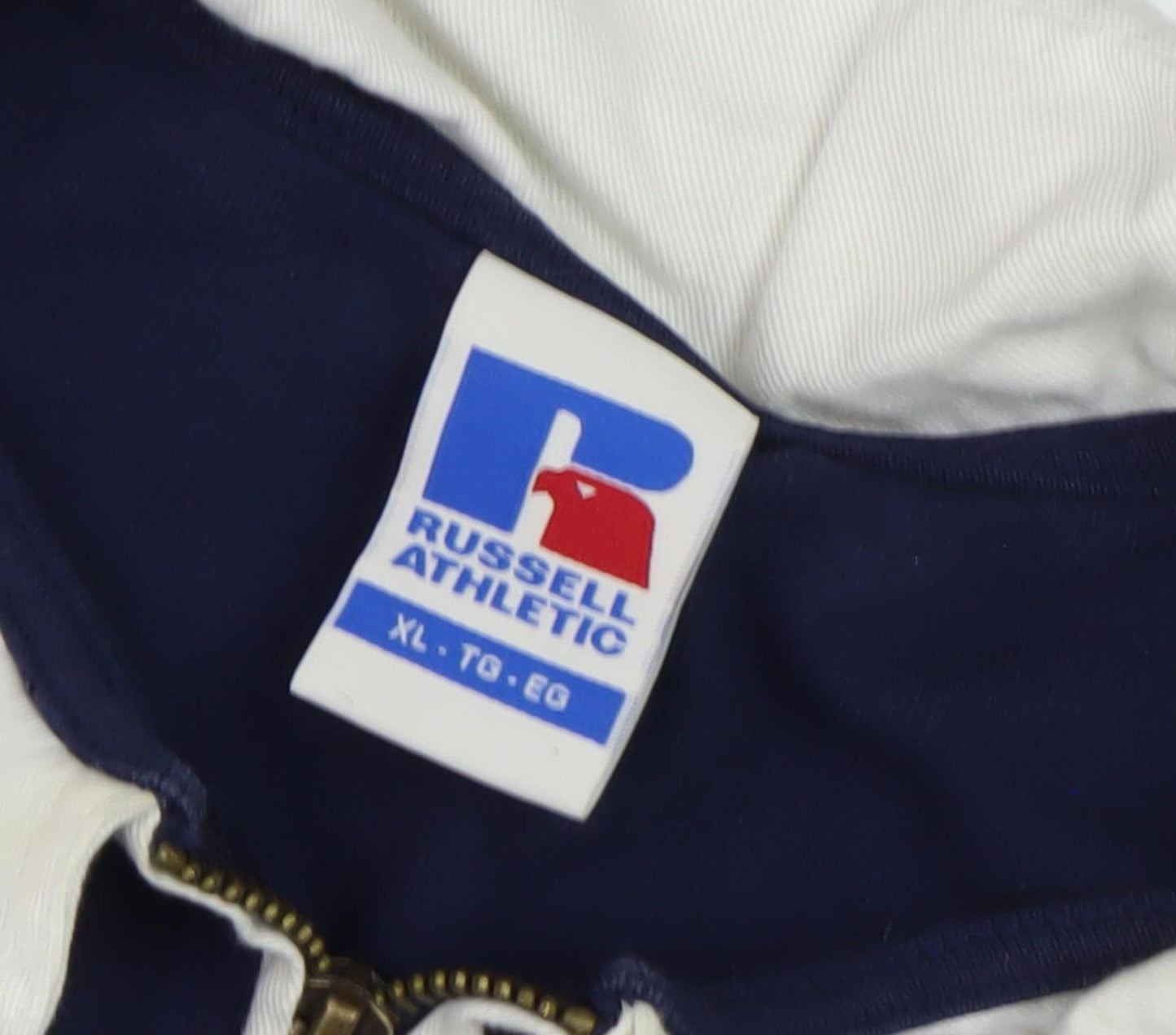 Russell Athletic Men's Blue XL Striped Polo