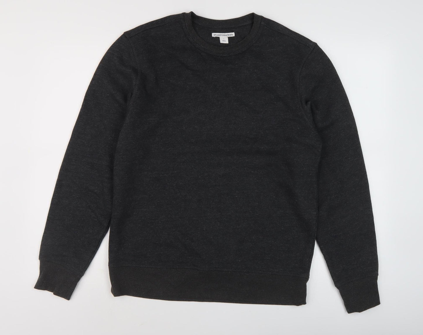 Amazon Essentials Men's Black Pullover Sweatshirt S