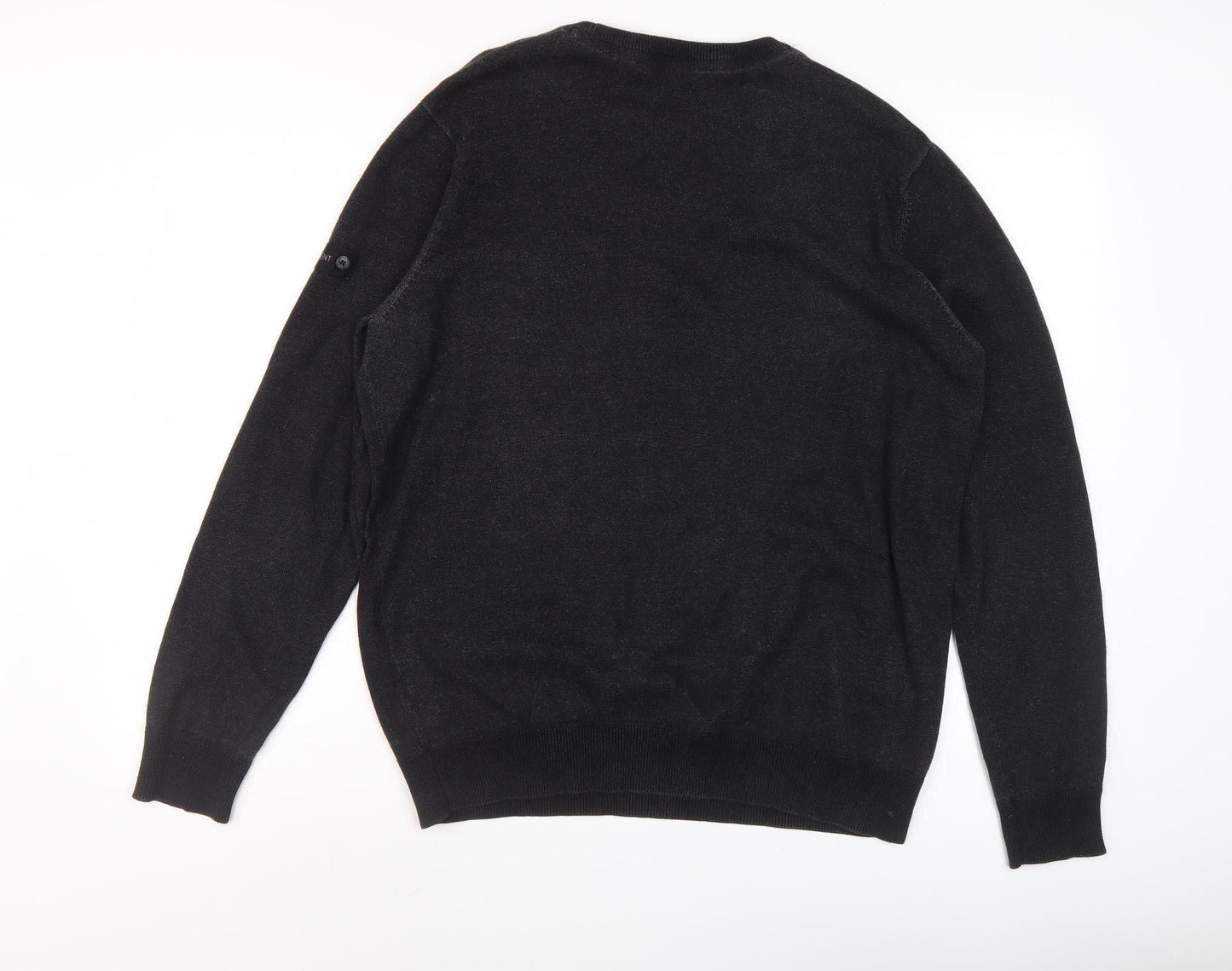 DNM Dissident Men's Black Pullover Sweatshirt L