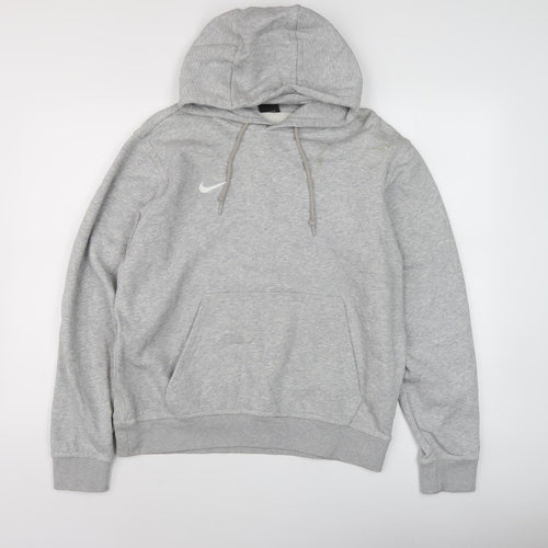 Nike Men's Grey Pullover Hoodie - M