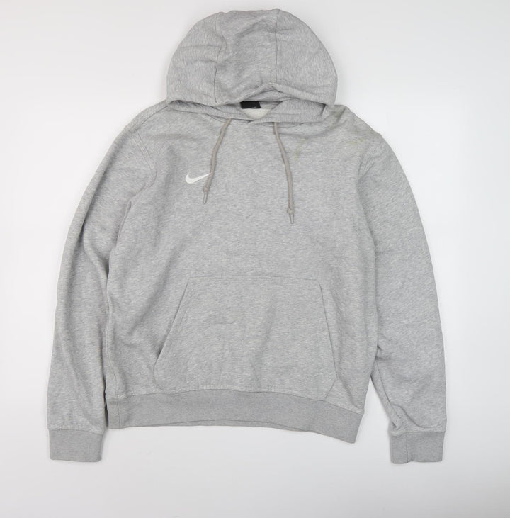 Nike Men's Grey Pullover Hoodie - M