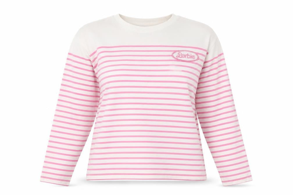 Front view of Zara Women Barbie T-Shirt Multicoloured, size 8