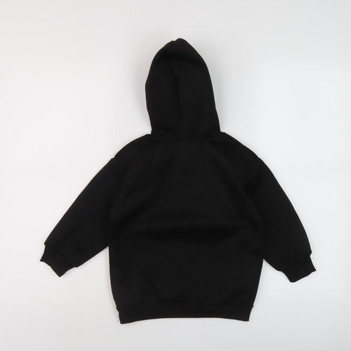 PowerpuffGirls Girls Black Cartoon Hoodie, 4 Years, Pullover Style
