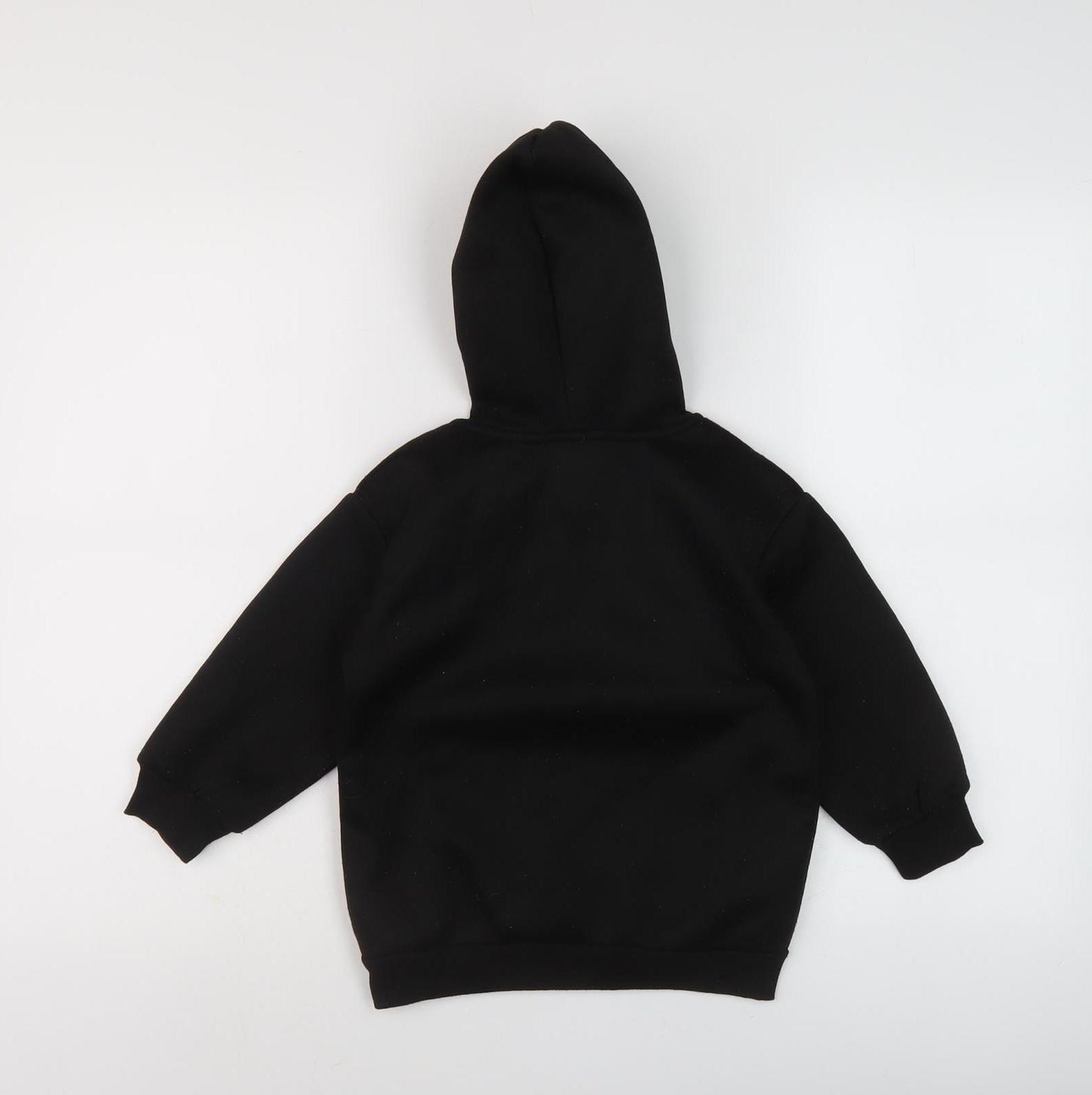 PowerpuffGirls Girls Black Cartoon Hoodie, 4 Years, Pullover Style