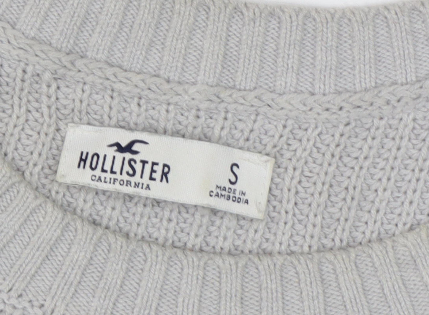 Hollister Women's Multicoloured Striped Pullover Jumper S