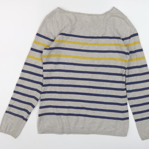 Seasalt Cornwall Women's Grey Pullover Jumper, Size 8