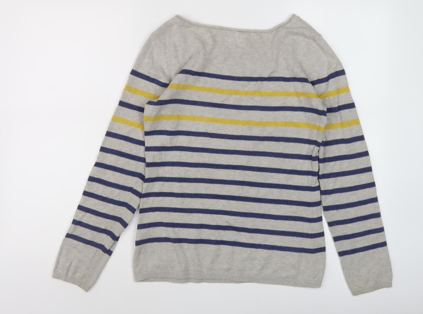 Seasalt Cornwall Women's Grey Pullover Jumper, Size 8