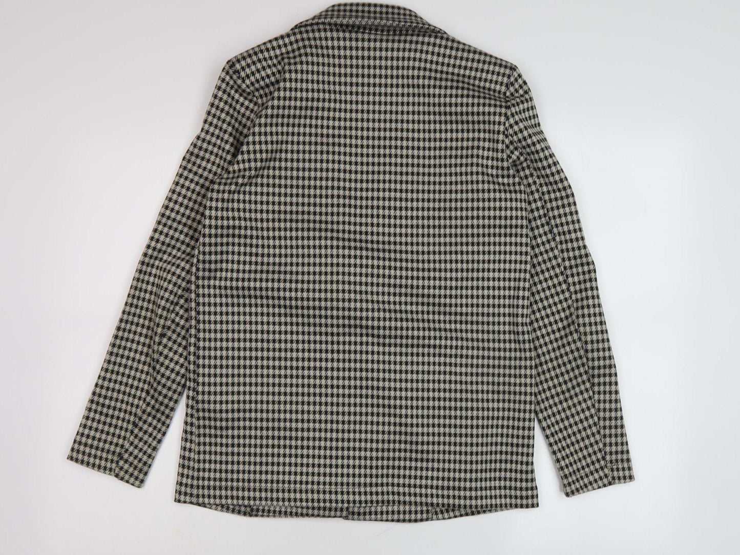 Jacqueline de Yong Women's Black Herringbone Blazer XS