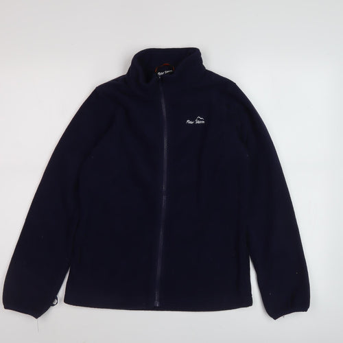 Peter Storm Boys Black Zip Basic Jacket 11-12 Years Outdoor