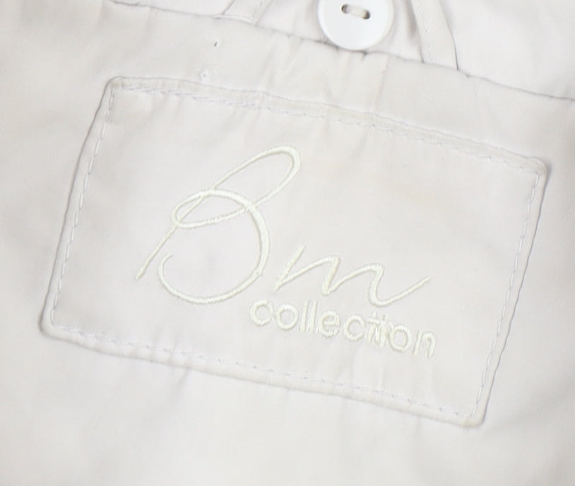 BM Collection Women's Beige L Rain Coat Jacket