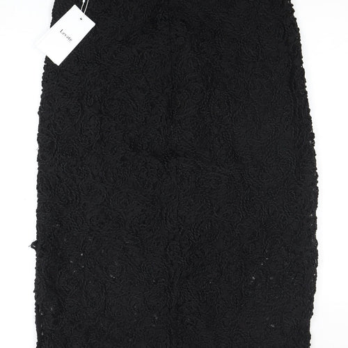 Levete Black Midi Pencil Skirt Women's Size 12