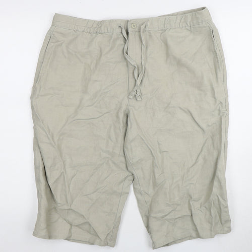 Marks and Spencer Beige Men’s Linen Shorts Size 38