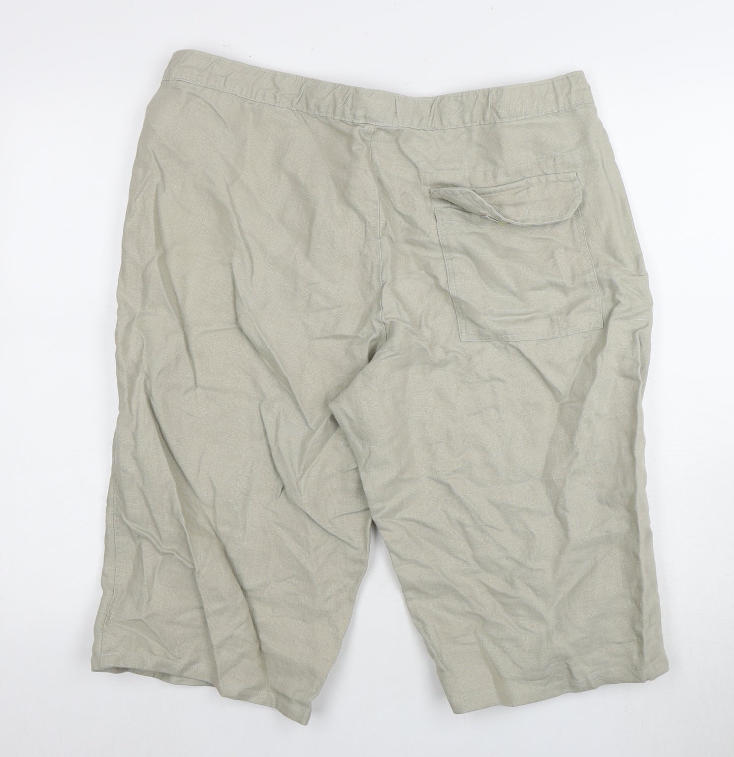 Marks and Spencer Beige Men’s Linen Shorts Size 38