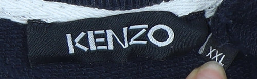 Kenzo Men's Black 2XL Pullover Sweatshirt