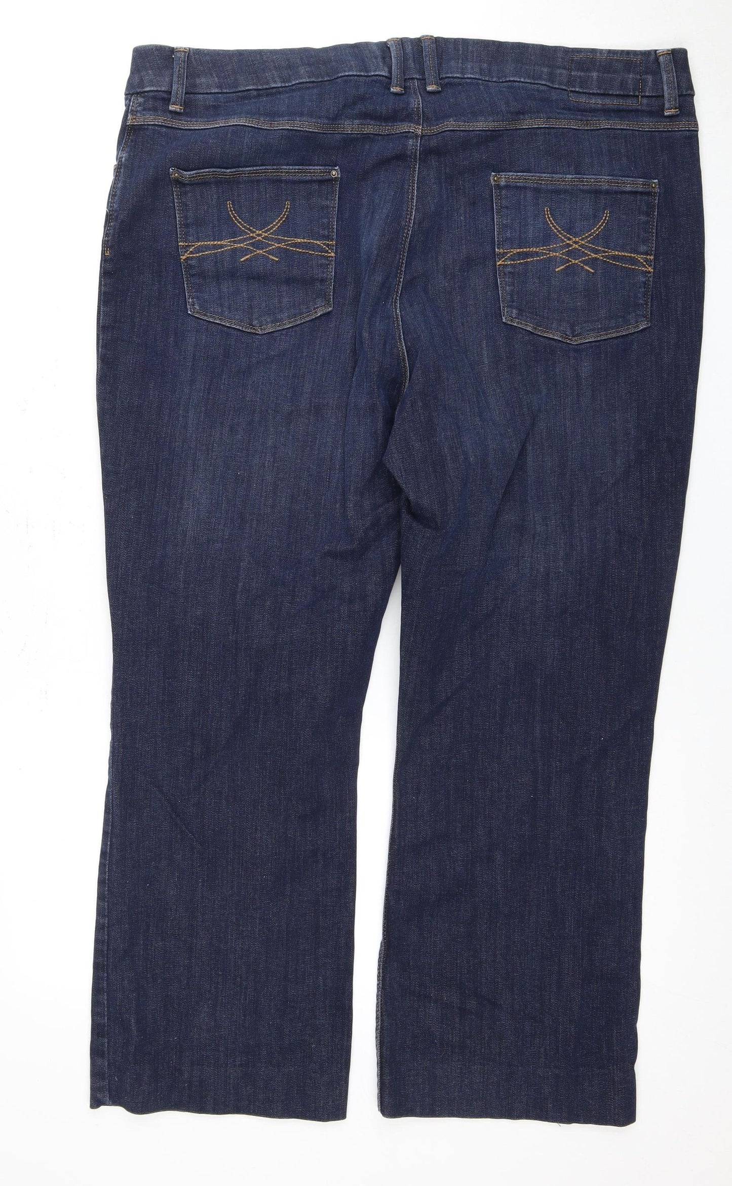 Marks and Spencer Women's Blue Size 22 Denim Jeans