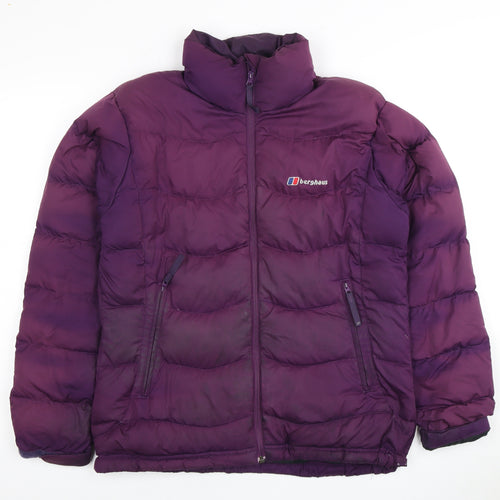 Berghaus Women's Purple Puffer Jacket, Size 12
