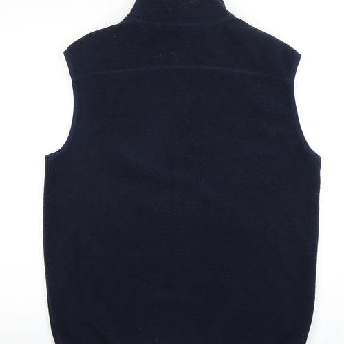 Marks and Spencer Men's Blue Fleece Waistcoat Medium