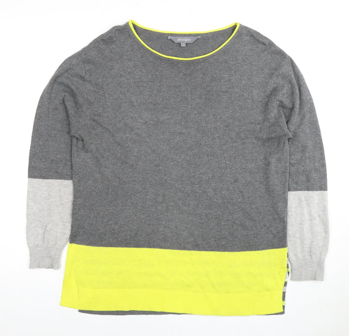 Principles Women's Grey Pullover Jumper Size 8