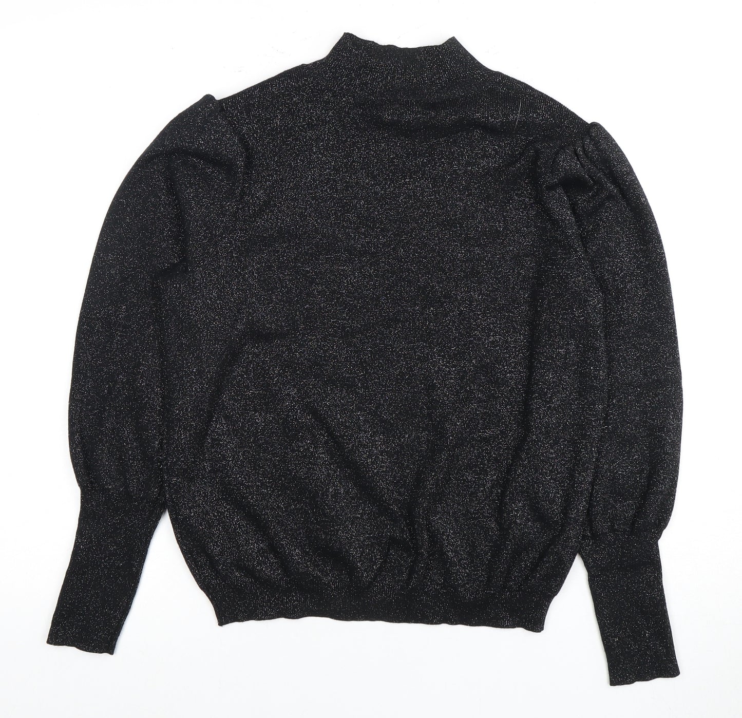 Marks and Spencer Women's Black Mock Neck Jumper