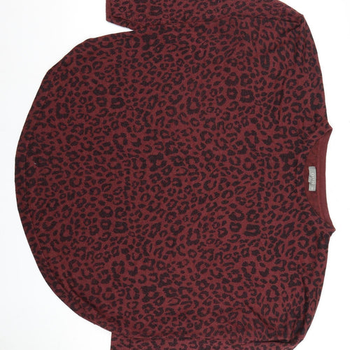Oasis Women's Multicoloured Animal Print Jumper 2XL