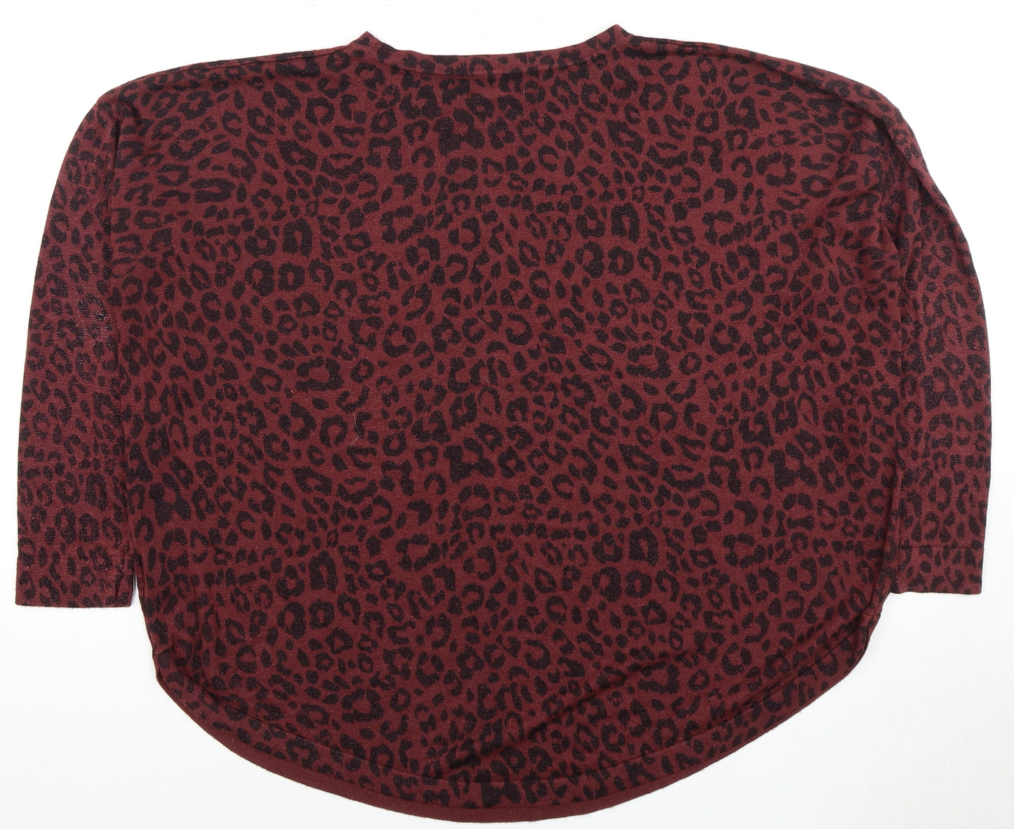 Oasis Women's Multicoloured Animal Print Jumper 2XL