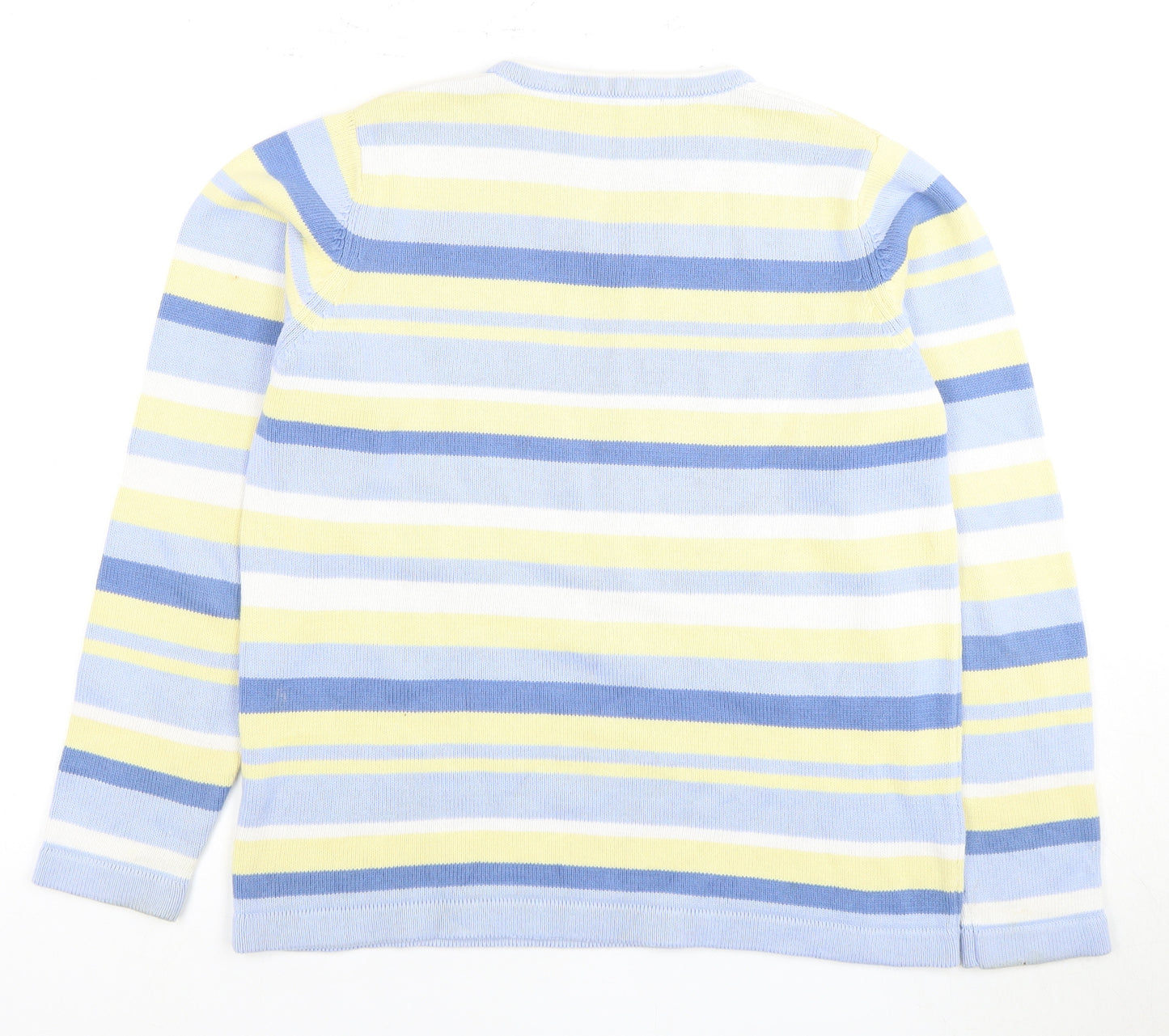 Isle Women's Multicoloured Striped Pullover Jumper M
