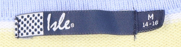 Isle Women's Multicoloured Striped Pullover Jumper M