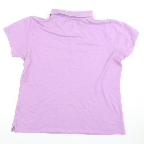 Crew Clothing Women's Purple Polo Shirt Size 14