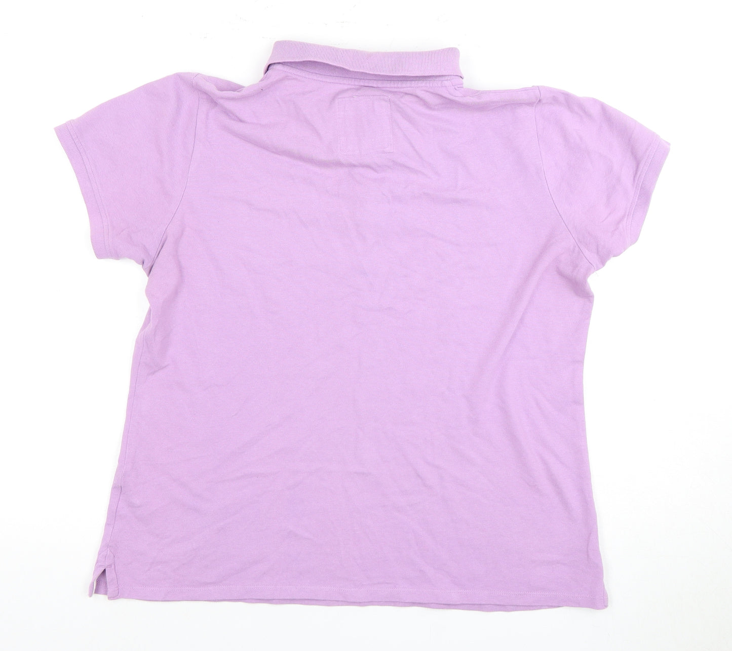 Crew Clothing Women's Purple Polo Shirt Size 14