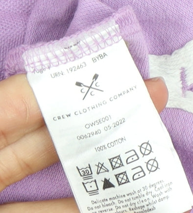 Crew Clothing Women's Purple Polo Shirt Size 14