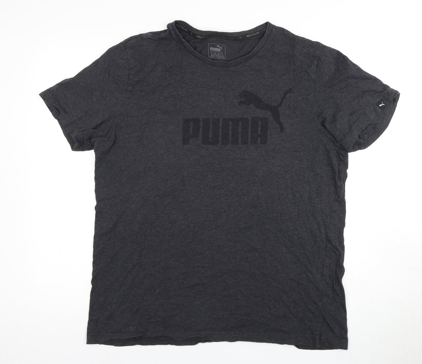 Puma Men's Black XL Logo T-Shirt