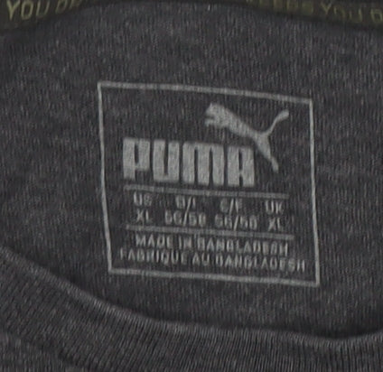 Puma Men's Black XL Logo T-Shirt