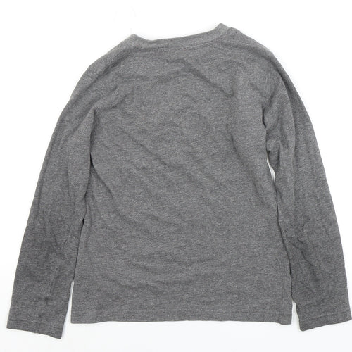 Jurassic Park Boys' Grey Long Sleeve T-Shirt, Size 10-11Y