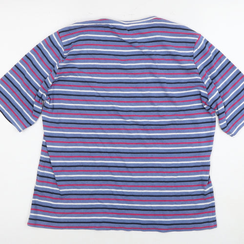Isle Women's Multicoloured Striped T-Shirt M