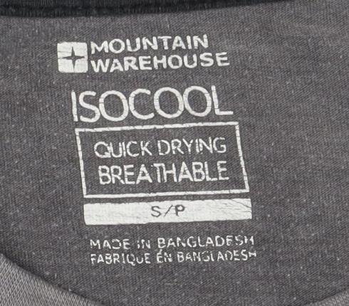 Mountain Warehouse Men’s Grey Quick-Dry T-Shirt, Size S