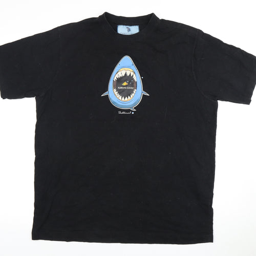 Throttleman Men's Black 2XL Animal Graphic T-Shirt