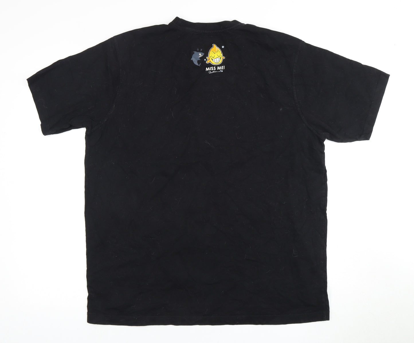 Throttleman Men's Black 2XL Animal Graphic T-Shirt