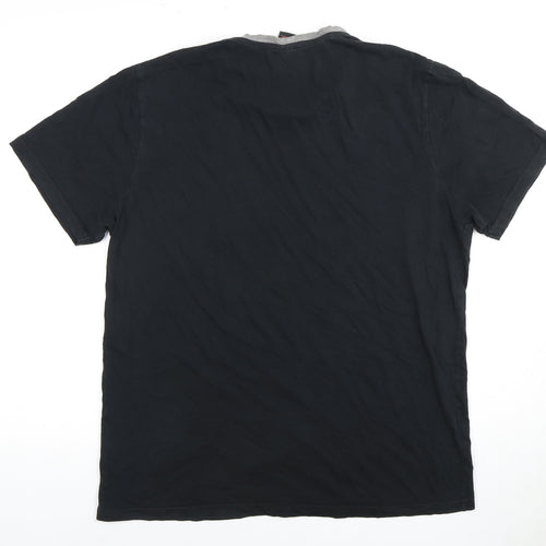 Marvel Spider-Man Men's Black Graphic T-Shirt L